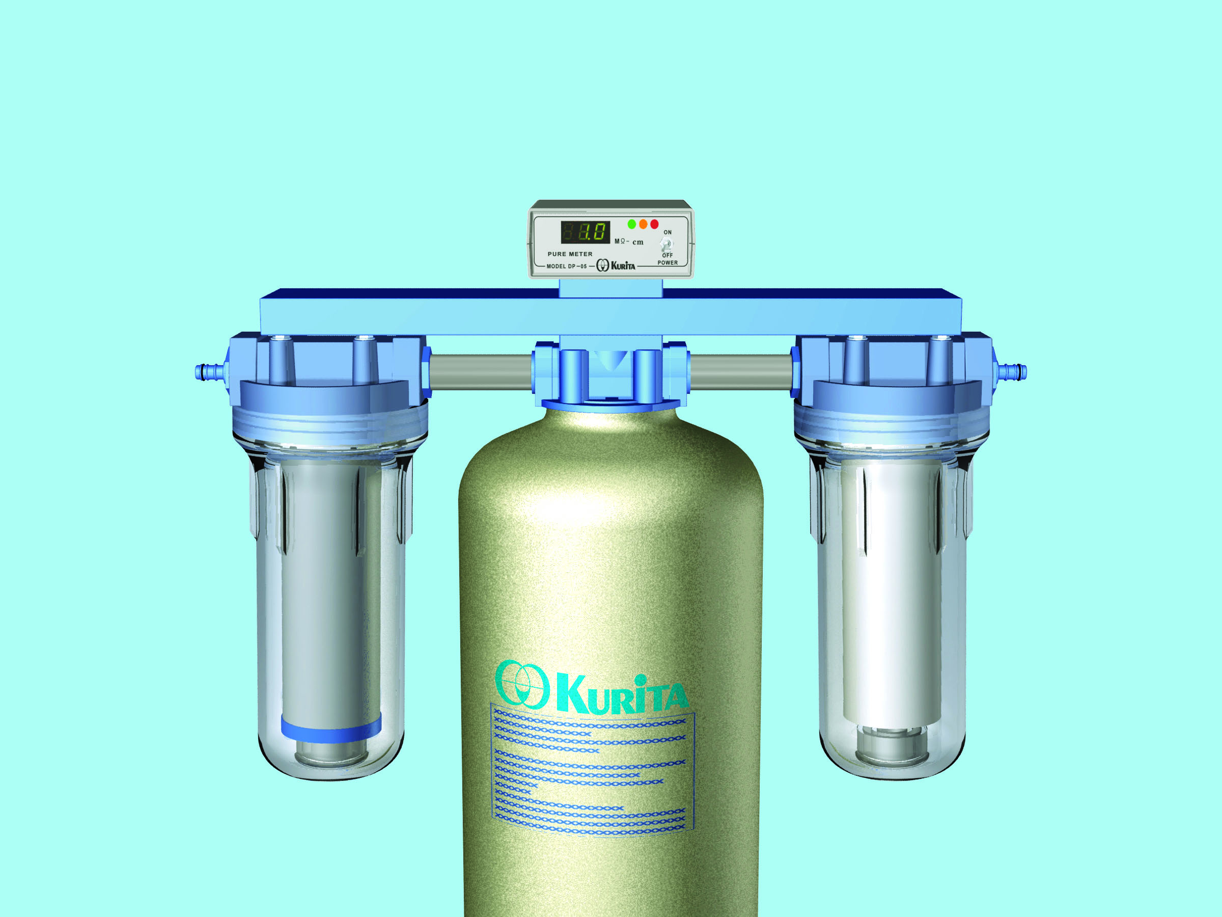 熱販売 栗田工業 KURITA クリボンバー用予備樹脂筒 KB25B
